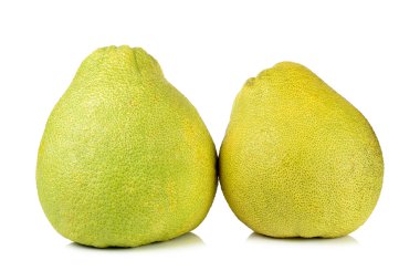 Beyaz arka plan üzerinde izole pomelo meyve