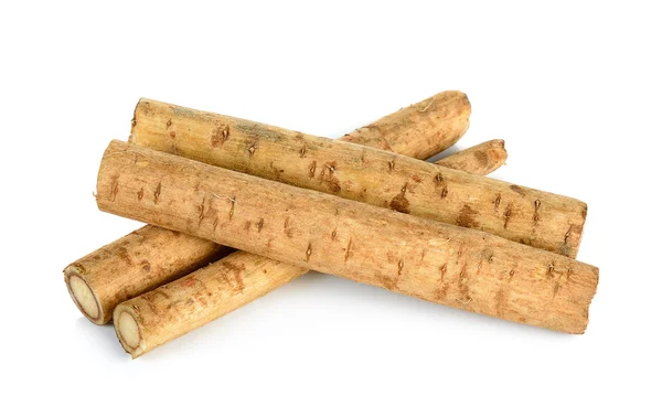 Dulavratotu kökü beyaz arka plan üzerinde