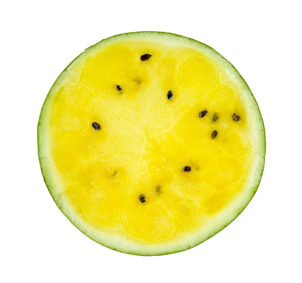 Wassermelone isoliert auf weißem Hintergrund — Stockfoto