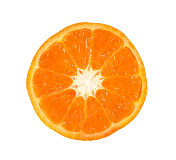 Fruto naranja aislado sobre el fondo blanco — Foto de Stock