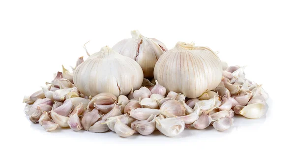 Ajo aislado sobre el fondo blanco — Foto de Stock