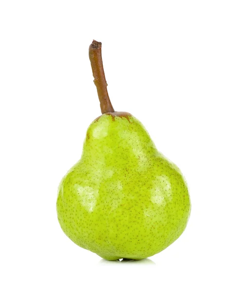 Green pear isolated on a white background — Stock Photo, Image