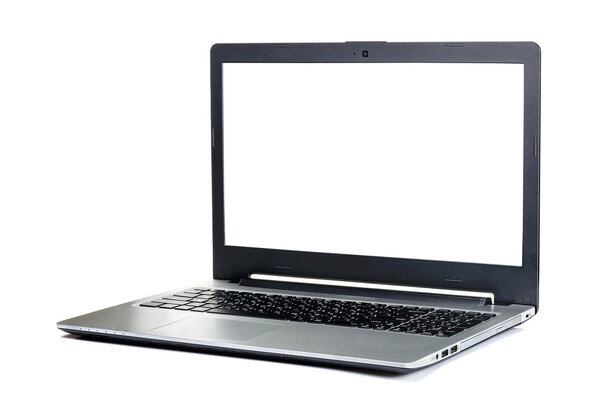 Laptop isolated on the white background