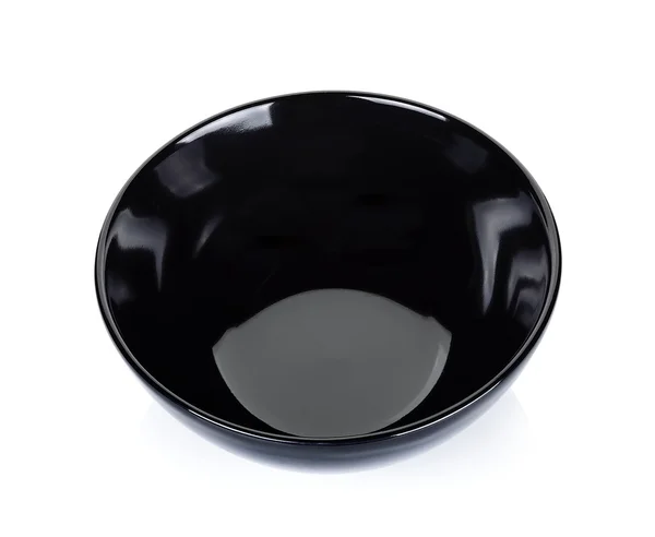 Stock image Black bowl isolated on a white background