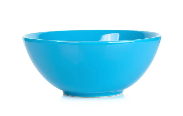 Blue bowl isolated on the white background — Stock Photo, Image