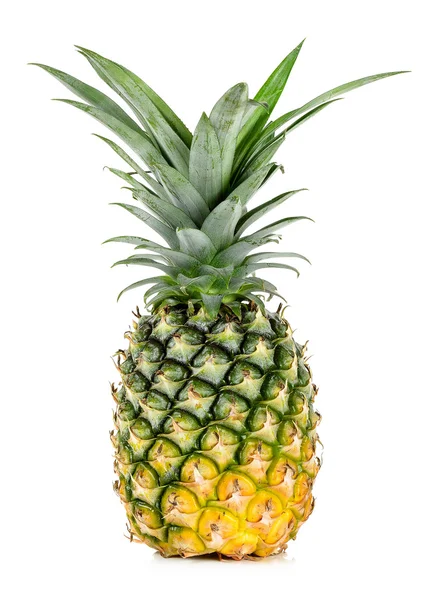 Ananas geïsoleerd op witte achtergrond — Stockfoto