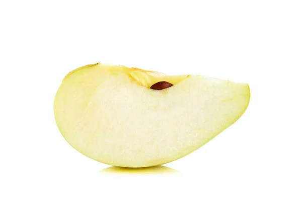 Manzana aislada en el fondo blanco — Foto de Stock