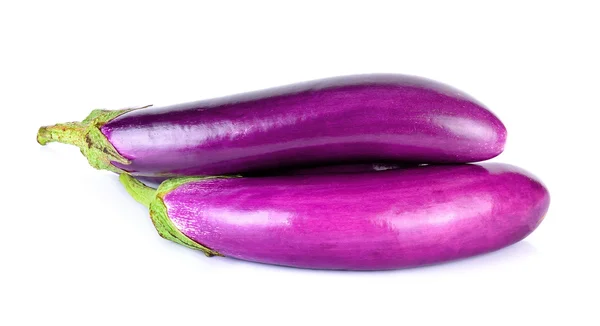 孤立的紫色茄子 — 图库照片
