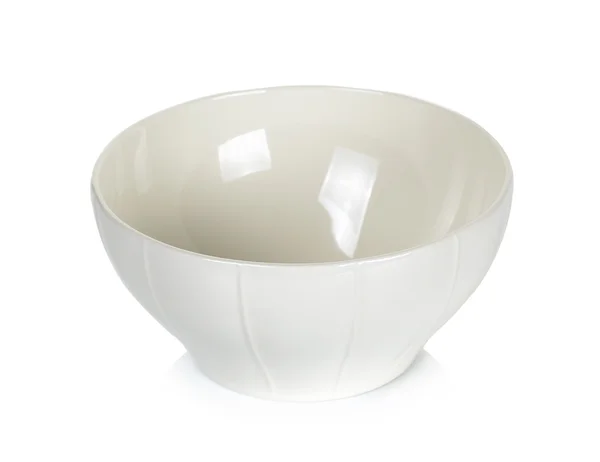 White bowl isolated on white background — Stock Photo, Image