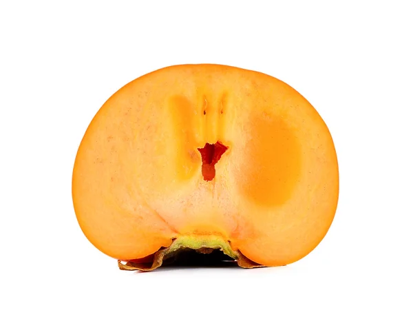 Half of persimmon isolated — Stock Photo, Image