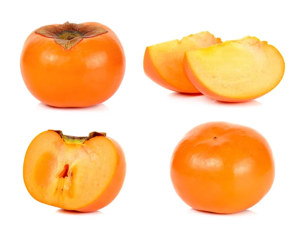 Persimmon isolated on the white background — Stock Photo, Image