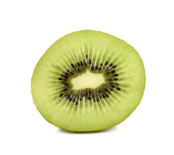 Slice of kiwi isolated on white background — Stock Photo, Image