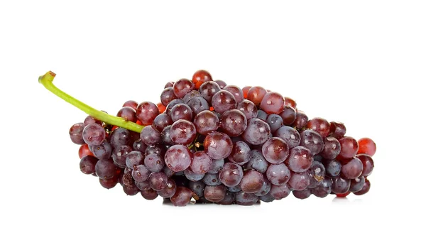 白い背景の上に分離された赤ブドウ — ストック写真