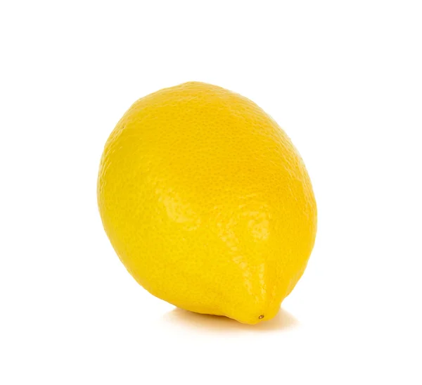 Yellow Lemon isolated on the white background Stock Image