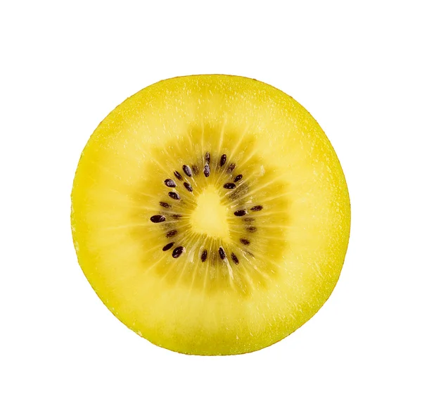 Yellow kiwi isolated on the white background — Stock Photo, Image