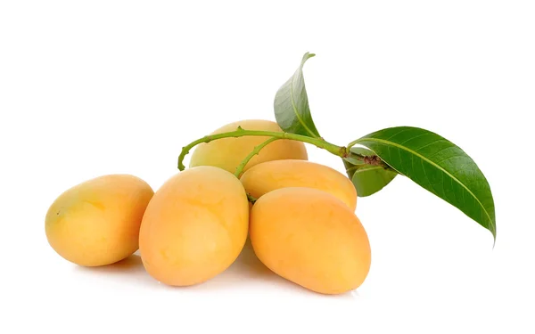 Marian plum thai fruit isolated on white background — Stock Photo, Image