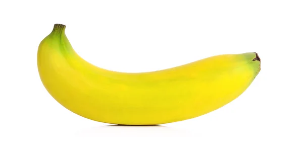 Banana aislada sobre fondo blanco — Foto de Stock