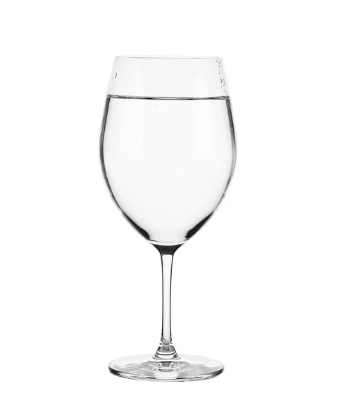 Vaso de agua aislado en blanco — Foto de Stock