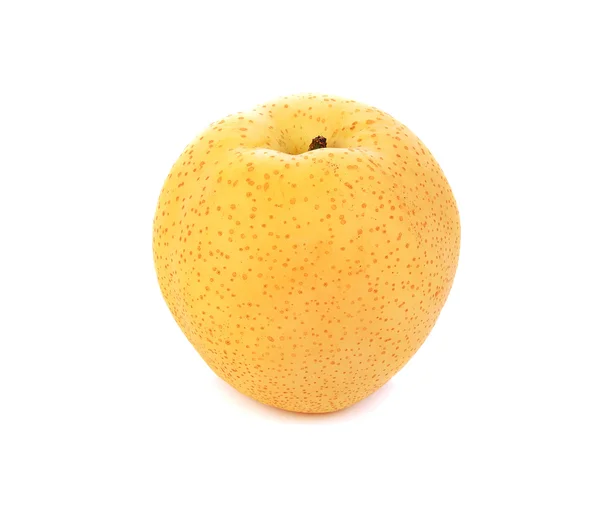 Yellow pear isolated on a white — Stock Photo, Image