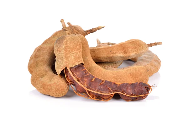 Tamarind on white background — Stock Photo, Image