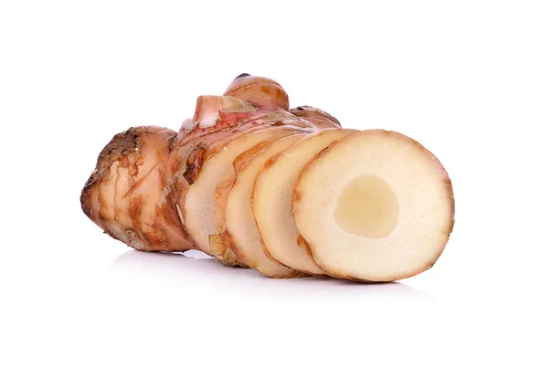 Galangal isolato su sfondo bianco — Foto Stock