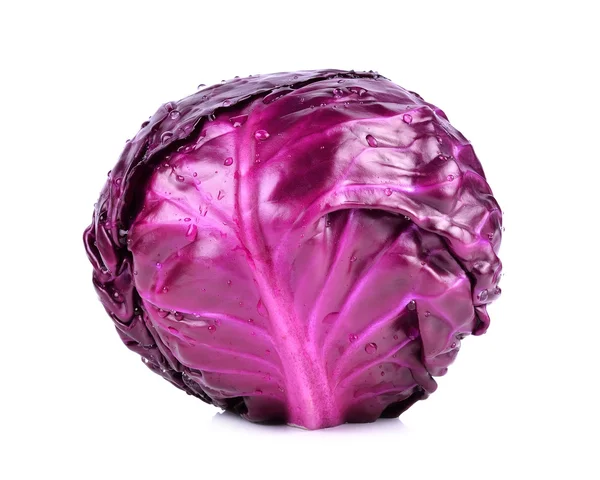 Fresh Purple cauliflower isolated on white background — Stock Photo, Image