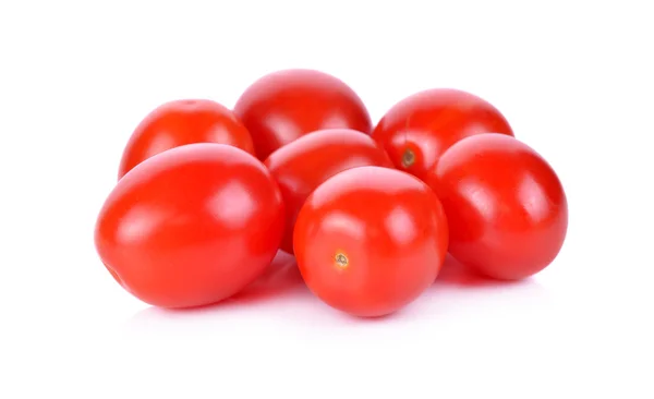 흰색 배경에 고립 된 체리 토마토 — 스톡 사진