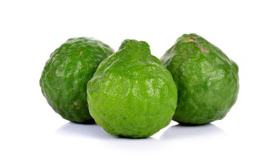 Bergamot izole edilmiş beyaz arkaplan