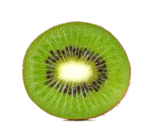 Felii de fructe kiwi izolate pe un fundal alb — Fotografie, imagine de stoc