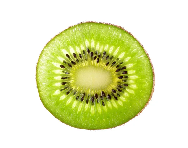 Felii de fructe kiwi izolate pe un fundal alb — Fotografie, imagine de stoc