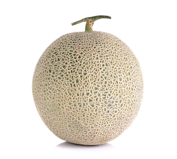 Fruta de melón aislada sobre el fondo blanco —  Fotos de Stock