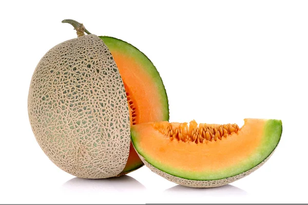 Melon isolated on the white background — Stock Photo, Image