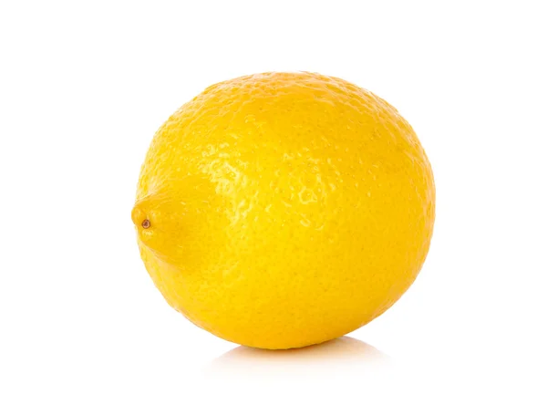 Yellow Lemon isolated on the white background — Stock Photo, Image