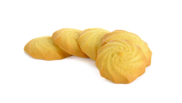 Τα cookies που απομονώνονται σε λευκό φόντο — Φωτογραφία Αρχείου