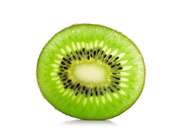 Slice kiwi fruit isolated on a white background — Stock Photo, Image