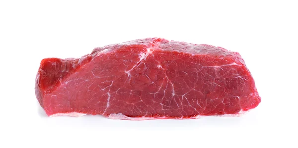 Fleisch isoliert auf weißem Hintergrund — Stockfoto