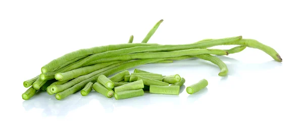 Long bean isolated on the white background — Stock Photo, Image