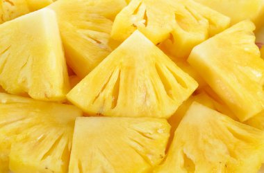 dilim ananas arka plan dokusu kadar kapatın