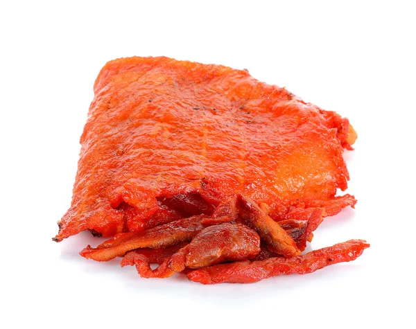 Dried meat isolated on the white background — Stock Photo, Image