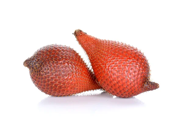 Salak fruit, Salacca zalacca geïsoleerd op de witte achtergrond — Stockfoto