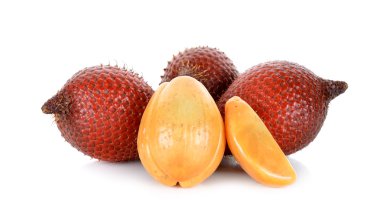 Salak fruit, Salacca zalacca isolated on the white background clipart