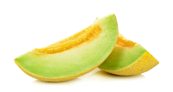 Cantaloupe melon isolated on the white background — Stock Photo, Image