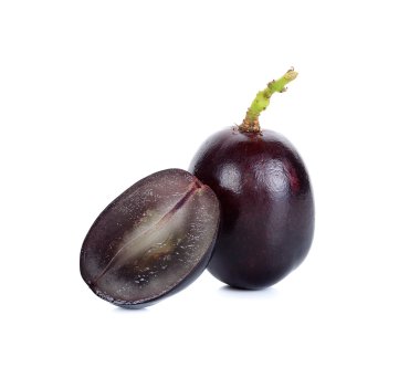 Beyaz arka plan üzerinde izole üzüm