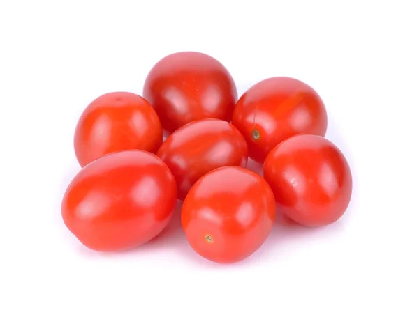 흰색 배경에 고립 된 체리 토마토 — 스톡 사진