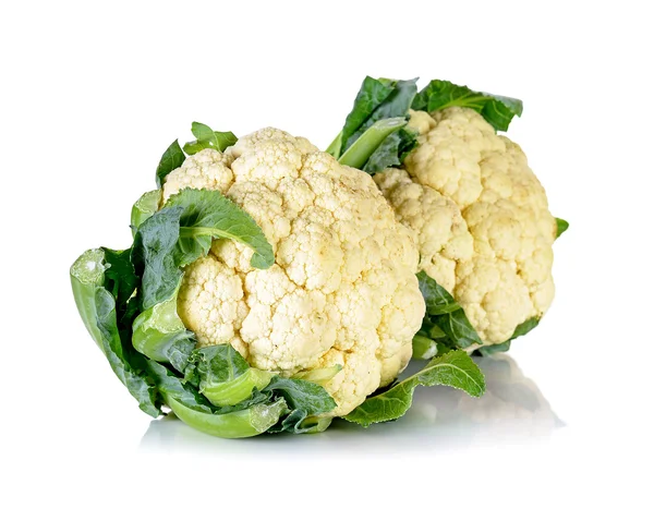 Cauliflower isolated on the white background — Stock Photo, Image