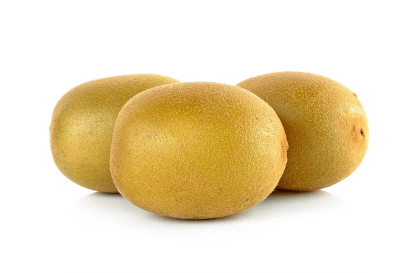 Kiwi de oro amarillo aislado sobre fondo blanco —  Fotos de Stock