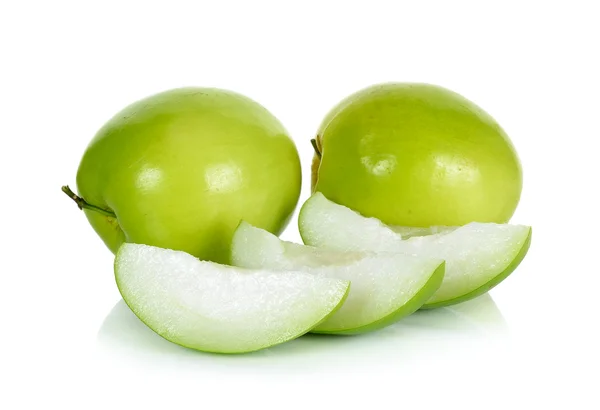 Beyaz arkaplanda yalıtılmış maymun elması — Stok fotoğraf