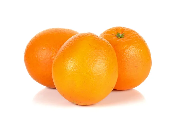 Orange fruit isolated on the white background — Stock Photo, Image