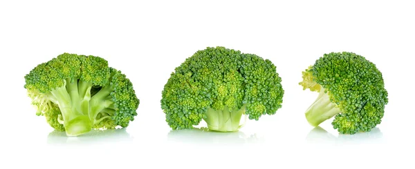 Fresh broccoli isolated on the white background — Stock Photo, Image