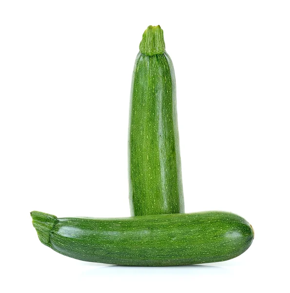 Zucchini isolated on the white background — Stock Photo, Image